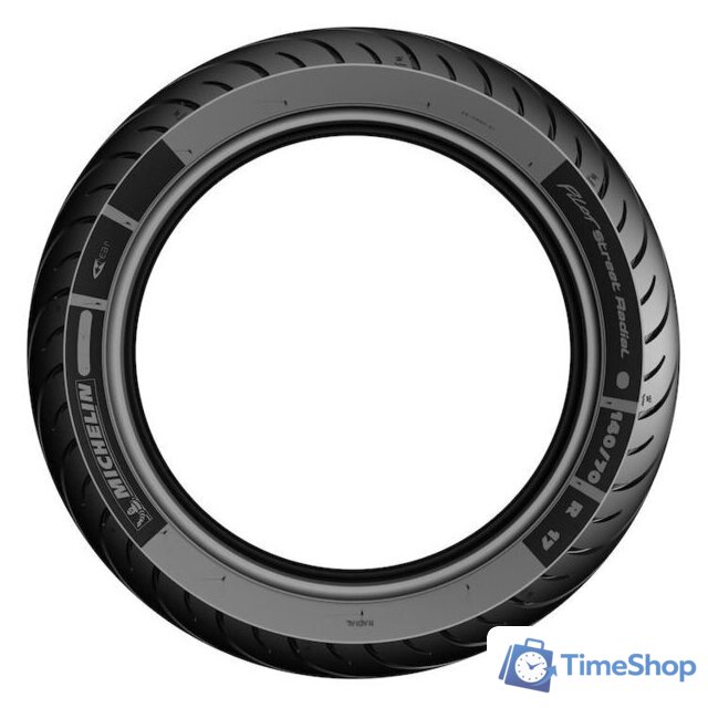Дорожные мотошины Michelin Pilot Street Radial 140/70R17 66H Rear - Изображение №4 — Интернет-магазин Time-Shop