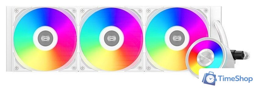 Система жидкостного охлаждения для процессора PCCooler DA360 Pro ARGB (белый) - Изображение №2 — Интернет-магазин Time-Shop