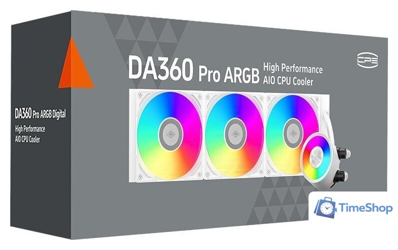 Система жидкостного охлаждения для процессора PCCooler DA360 Pro ARGB (белый) - Изображение №9 — Интернет-магазин Time-Shop