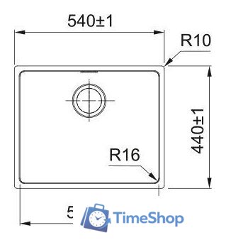 Кухонная мойка Franke FEX 210-50 127.0688.782 (стальной) - Изображение №4 — Интернет-магазин Time-Shop