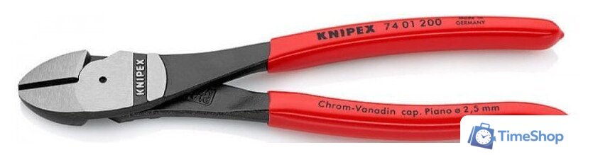 Кусачки боковые (бокорезы) Knipex 7401200 - Изображение №1 — Интернет-магазин Time-Shop
