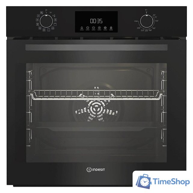 Электрический духовой шкаф Indesit IBFTE 3844 J BL - Изображение №1 — Интернет-магазин Time-Shop