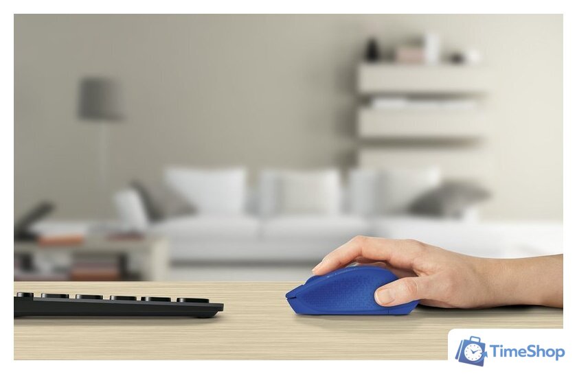 Мышь Logitech Wireless Mouse M280 (синий) [910-004290] - Изображение №9 — Интернет-магазин Time-Shop
