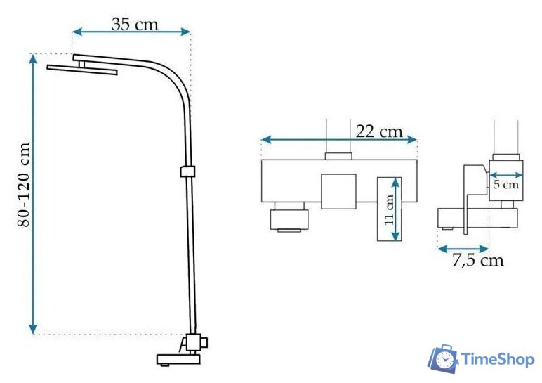 Душевая система  Rea Navaro REA-P0802 (хром) - Изображение №6 — Интернет-магазин Time-Shop