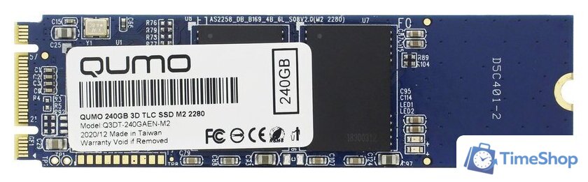 SSD QUMO Novation 3D TLC 240GB Q3DT-240GAEN-М2 - Изображение №1 — Интернет-магазин Time-Shop