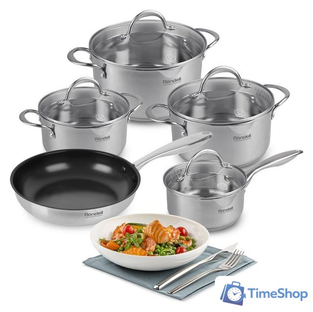 Набор кастрюль Rondell Erbe RDS-1290 - Изображение №5 — Интернет-магазин Time-Shop