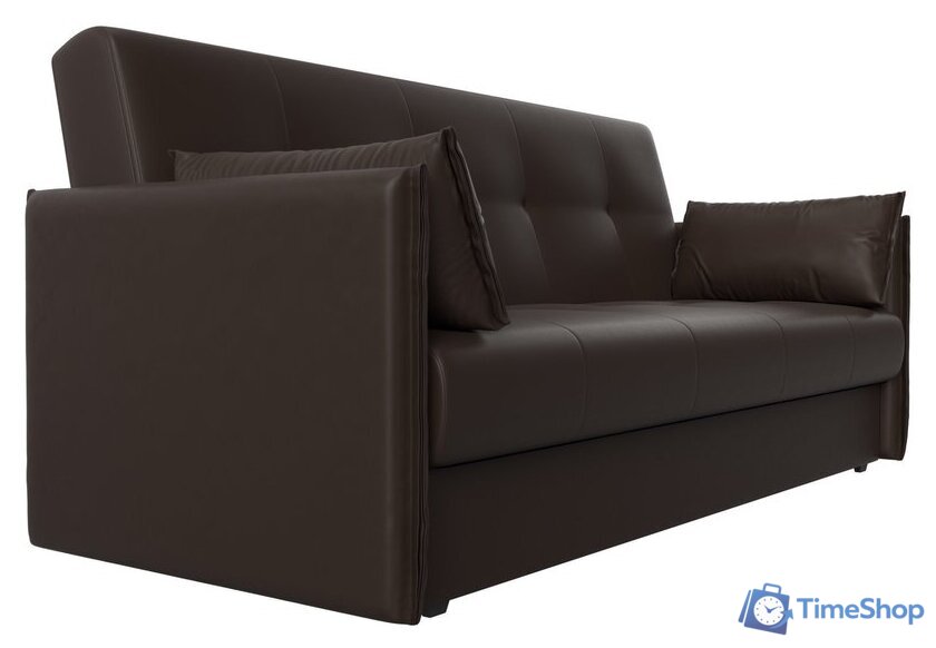 Диван Лига диванов Лига-018 117887 (экокожа коричневый) - Изображение №4 — Интернет-магазин Time-Shop