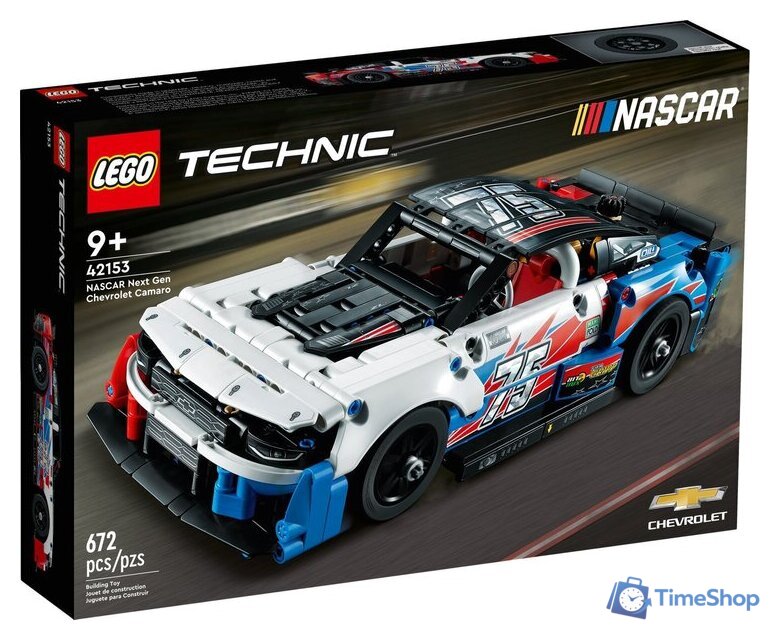 Конструктор LEGO Technic 42153 NASCAR Next Gen Chevrolet Camaro ZL1 - Изображение №1 — Интернет-магазин Time-Shop