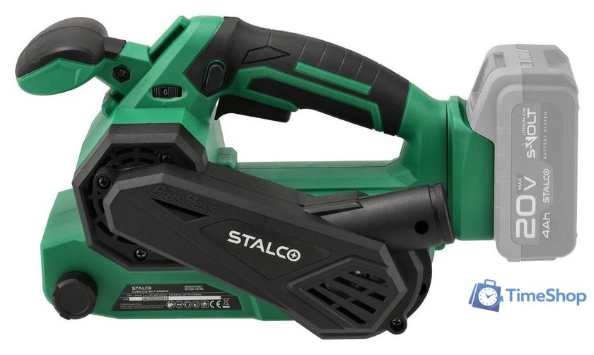 Ленточная шлифмашина Stalco BSS20-457BL (без АКБ) - Изображение №3 — Интернет-магазин Time-Shop