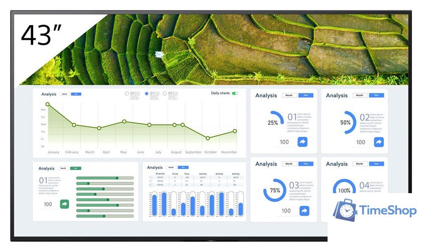 Информационная панель Sony Bravia FW-43BZ30L - Изображение №1 — Интернет-магазин Time-Shop