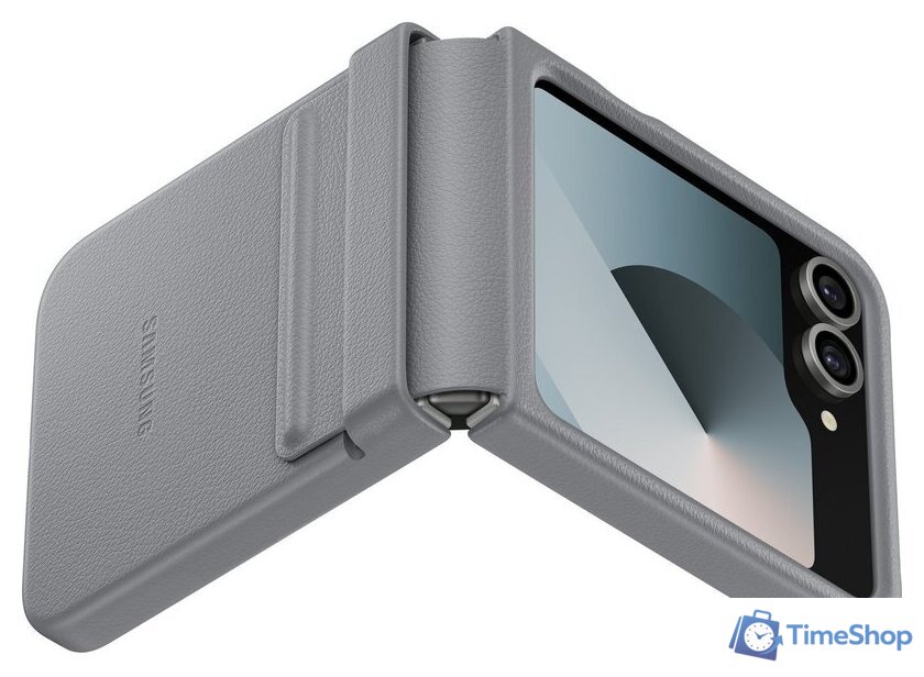Чехол для телефона Samsung Kindsuit Case Galaxy Z Flip6 (серый) - Изображение №5 — Интернет-магазин Time-Shop