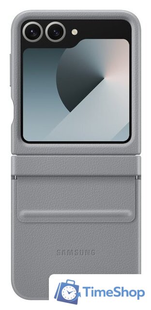 Чехол для телефона Samsung Kindsuit Case Galaxy Z Flip6 (серый) - Изображение №3 — Интернет-магазин Time-Shop