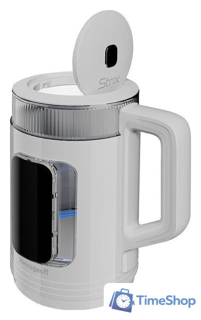 Электрический чайник Weissgauff WK 1520 Dw Touch BodyCool - Изображение №6 — Интернет-магазин Time-Shop