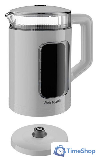 Электрический чайник Weissgauff WK 1520 Dw Touch BodyCool - Изображение №7 — Интернет-магазин Time-Shop