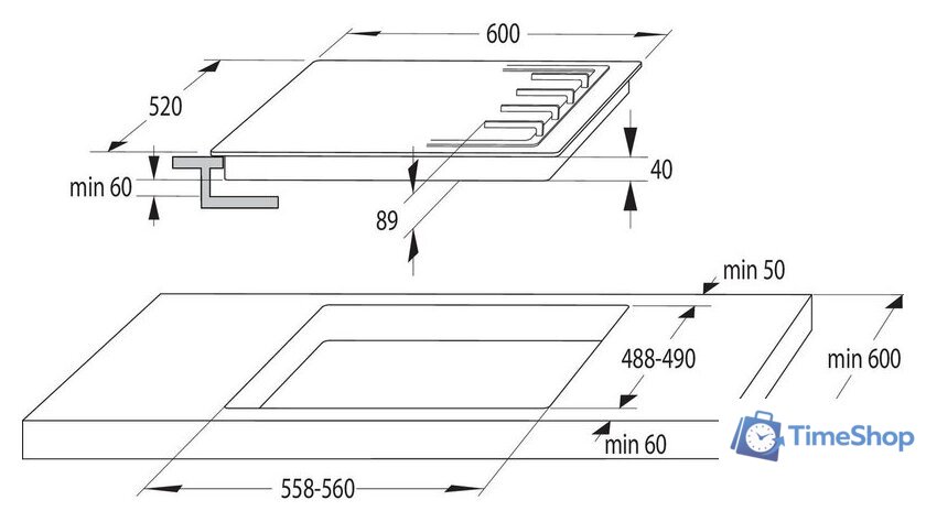 Варочная панель Gorenje G640XHS - Изображение №11 — Интернет-магазин Time-Shop