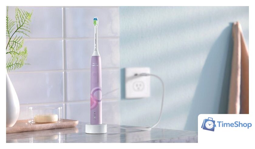 Электрическая зубная щетка Philips Sonicare 4100 HX3689/44 - Изображение №6 — Интернет-магазин Time-Shop