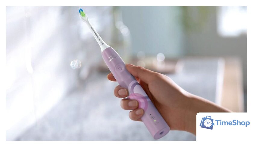 Электрическая зубная щетка Philips Sonicare 4100 HX3689/44 - Изображение №4 — Интернет-магазин Time-Shop