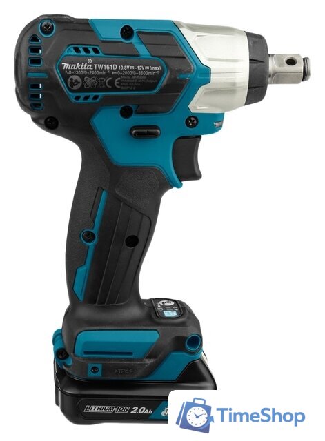 Гайковерт Makita TW161DWAE (с 2-мя АКБ, кейс) - Изображение №5 — Интернет-магазин Time-Shop