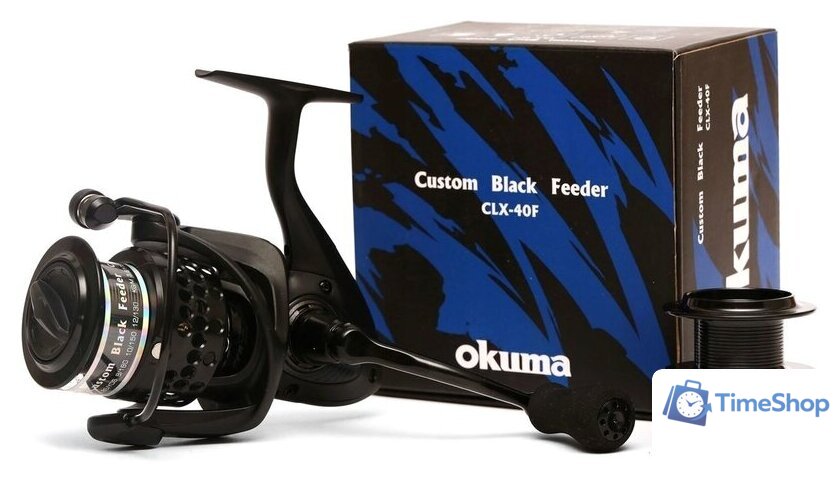 Рыболовная катушка Okuma Custom black feeder CLX-40F - Изображение №2 — Интернет-магазин Time-Shop