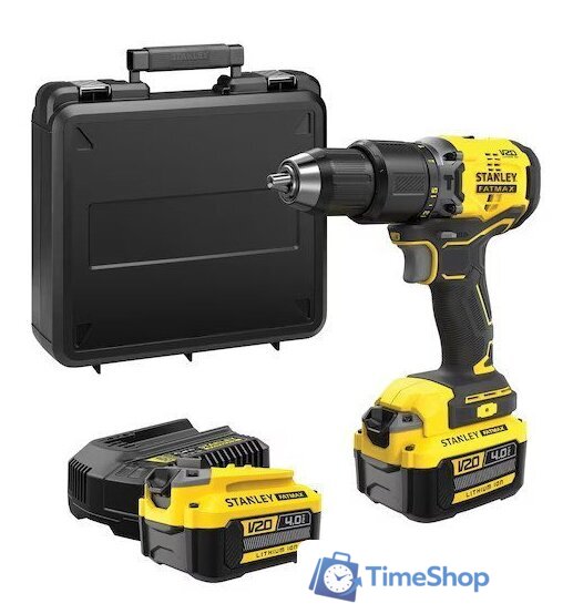 Ударная дрель-шуруповерт Stanley SFMCD715M2K (с 2-мя АКБ, кейс) - Изображение №1 — Интернет-магазин Time-Shop