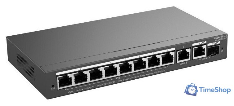 Настраиваемый коммутатор Ruijie Networks RG-ES210GS-P - Изображение №2 — Интернет-магазин Time-Shop