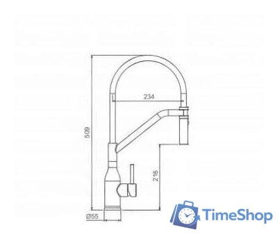Смеситель Gappo G4098-19 - Изображение №6 — Интернет-магазин Time-Shop