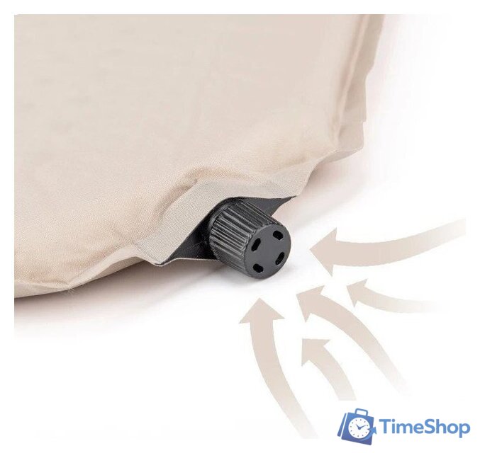 Самонадувающийся коврик Naturehike NH20DZ002 6927595767603 (бежевый) - Изображение №4 — Интернет-магазин Time-Shop