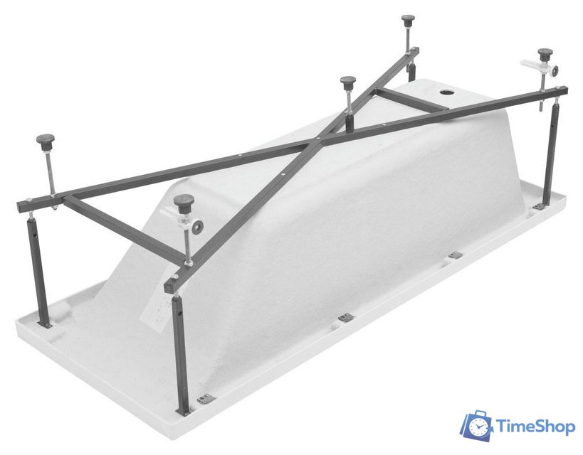 Ванна Aquanet Bright 180x80 (с каркасом и экраном) - Изображение №3 — Интернет-магазин Time-Shop