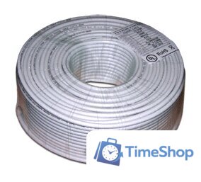 Кабель Lanmaster TWT-RG6U-CS48/1-WH (100 м, белый) - Изображение №1 — Интернет-магазин Time-Shop