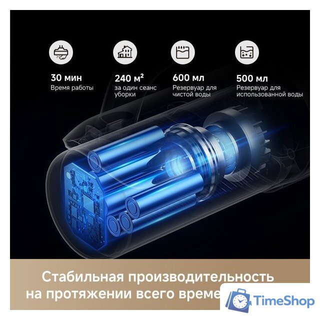 Вертикальный моющий пылесос Trouver Wet and Dry Vacuum K30 HMH14A (евровилка) - Изображение №9 — Интернет-магазин Time-Shop