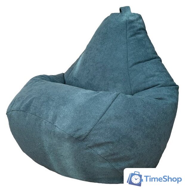 Кресло-мешок Flagman Груша Мега XXXL Г3.5-251 (Crown 14 Blue) - Изображение №1 — Интернет-магазин Time-Shop