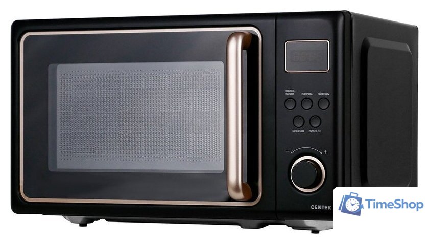 Микроволновая печь CENTEK CT-1565 (черный) - Изображение №2 — Интернет-магазин Time-Shop