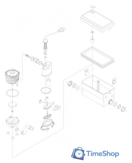 Канализационная установка Jemix STP-250 - Изображение №5 — Интернет-магазин Time-Shop