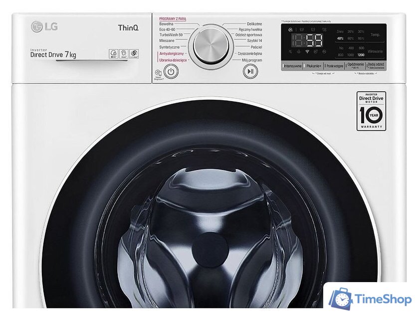 Стиральная машина LG Vivace V500 slim Steam F2WV5S7S0E - Изображение №6 — Интернет-магазин Time-Shop