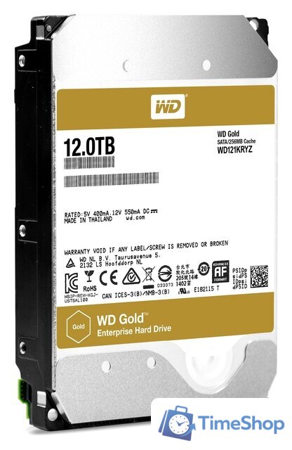 Жесткий диск WD Gold 12TB WD121KRYZ - Изображение №2 — Интернет-магазин Time-Shop