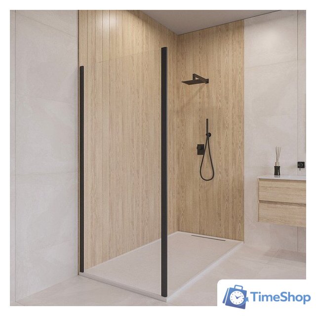 Душевая стенка RGW Z-050-5-B 352205507-14 (черный/прозрачное стекло) - Изображение №3 — Интернет-магазин Time-Shop