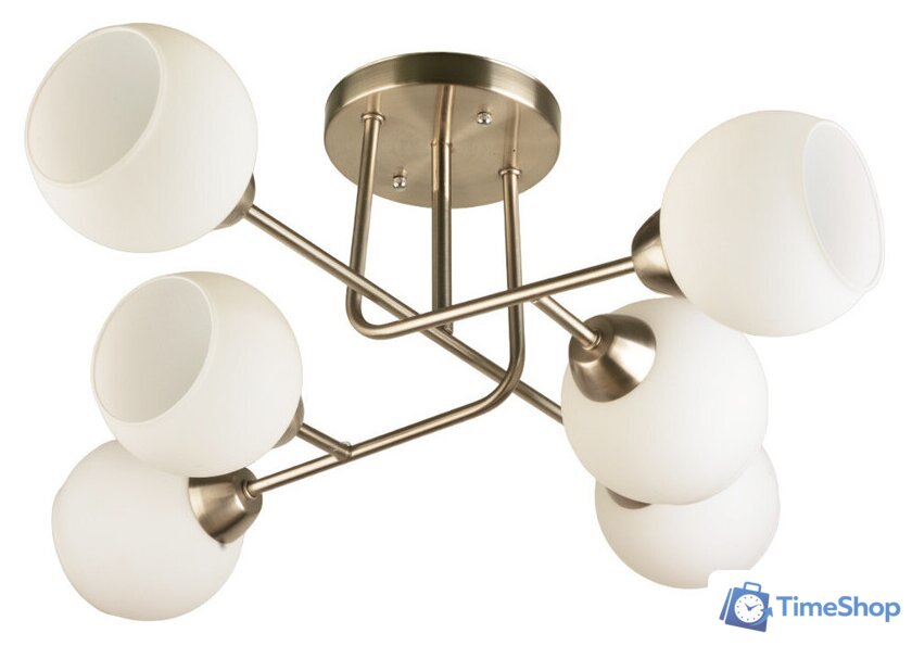 Припотолочная люстра Mirastyle BL-15076/6 SN - Изображение №1 — Интернет-магазин Time-Shop