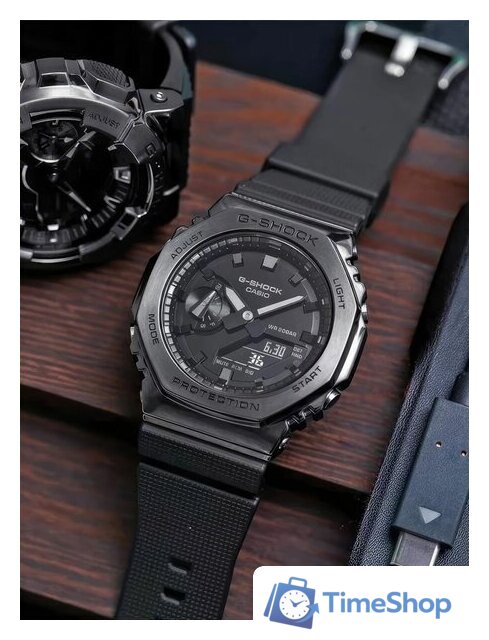 Наручные часы Casio G-Shock GM-2100BB-1A - Изображение №5 — Интернет-магазин Time-Shop