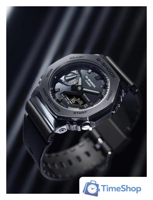 Наручные часы Casio G-Shock GM-2100BB-1A - Изображение №2 — Интернет-магазин Time-Shop
