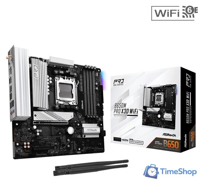 Материнская плата ASRock B650M Pro X3D WiFi - Изображение №6 — Интернет-магазин Time-Shop