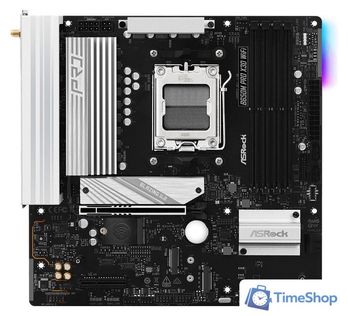 Материнская плата ASRock B650M Pro X3D WiFi - Изображение №2 — Интернет-магазин Time-Shop