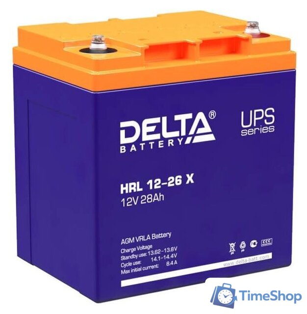 Аккумулятор для ИБП Delta HRL 12-26 X (12В/28 А·ч) - Изображение №1 — Интернет-магазин Time-Shop