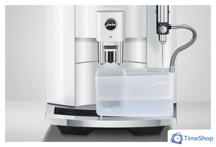 Кофемашина JURA E8 Piano White 15353 - Изображение №9 — Интернет-магазин Time-Shop
