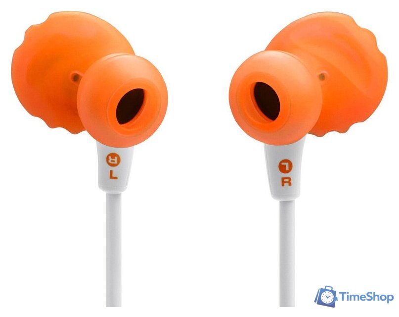 Наушники JBL Endurance Run 3 Wireless (белый/оранжевый) - Изображение №3 — Интернет-магазин Time-Shop