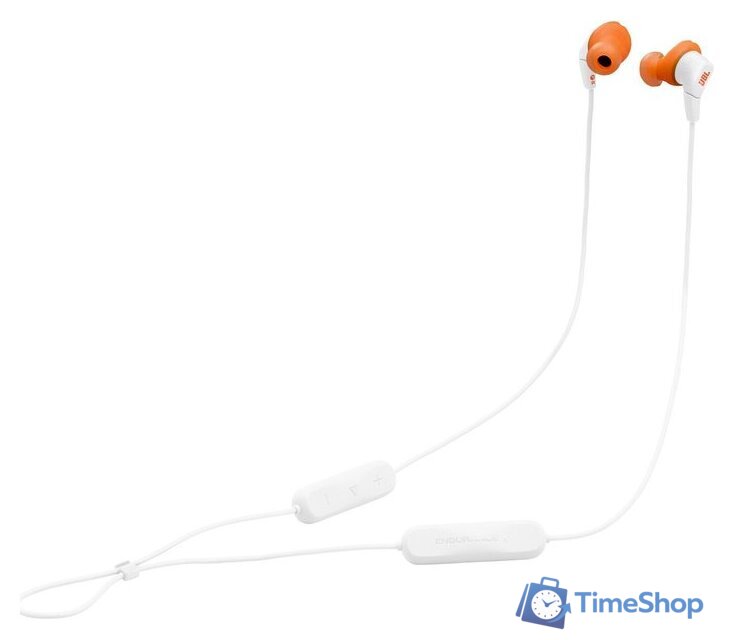 Наушники JBL Endurance Run 3 Wireless (белый/оранжевый) - Изображение №1 — Интернет-магазин Time-Shop