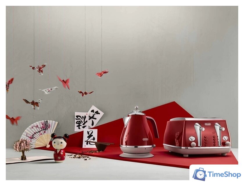 Электрический чайник DeLonghi Icona Capitals KBOC2001.R - Изображение №3 — Интернет-магазин Time-Shop