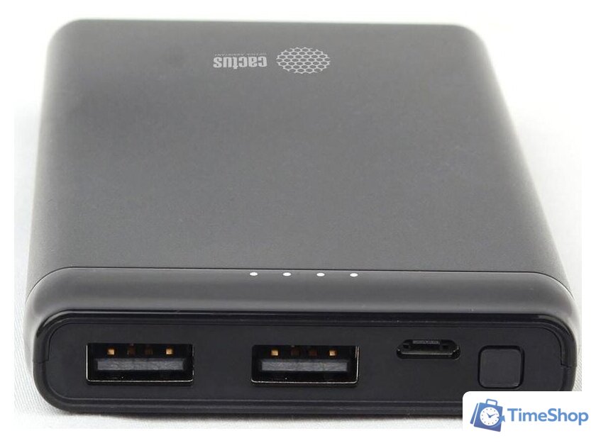 Внешний аккумулятор CACTUS CS-PBFSFT-10000 (черный) - Изображение №3 — Интернет-магазин Time-Shop