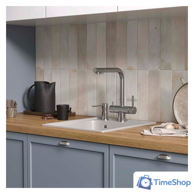 Кухонная мойка Reflexion Quadra RF0243GR - Изображение №2 — Интернет-магазин Time-Shop