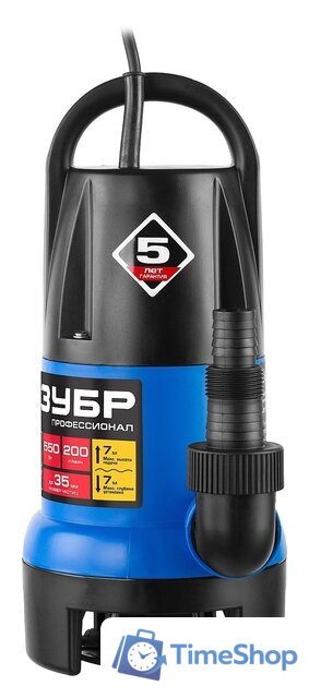 Дренажный насос Зубр НПГ-Т7-550 - Изображение №3 — Интернет-магазин Time-Shop