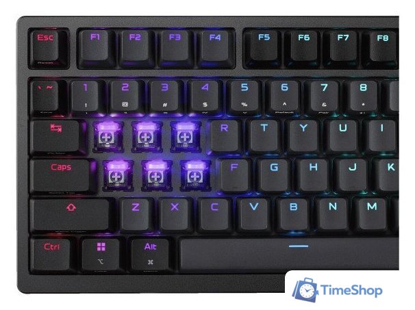 Клавиатура ASUS ROG Azoth 96 HE (ASUS ROG HFX V2 Magnetic, черный) - Изображение №11 — Интернет-магазин Time-Shop